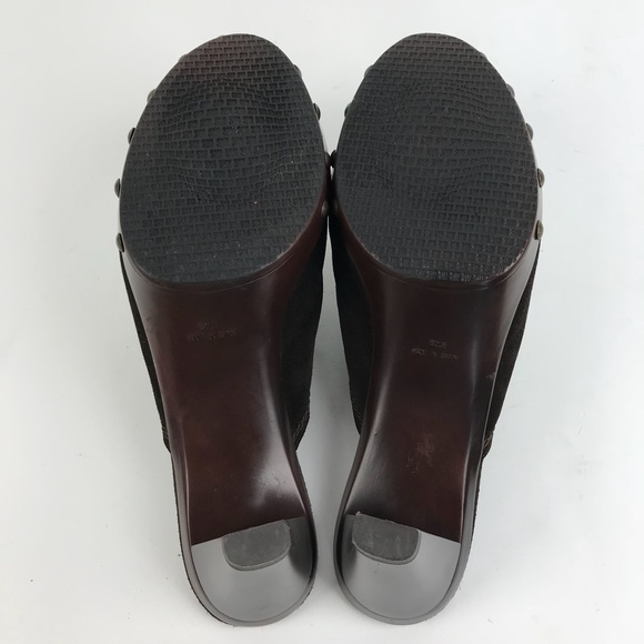 Stuart Weitzman Mules Clogs Round Toe - Picture 5 of 7